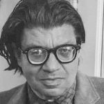 Retrato en blanco y negro de Morton Feldman